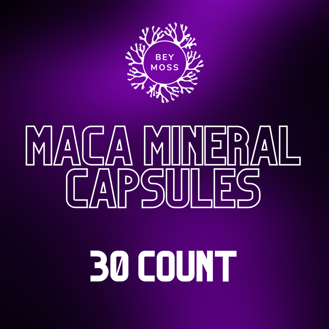 Maca Mineral Capsules (Maca Root, Sea Moss)(30 count)